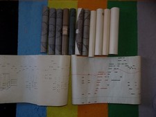 14 Pianola rolls 65+88 note Job Lot No spools repair Art Craft Steampunk chic