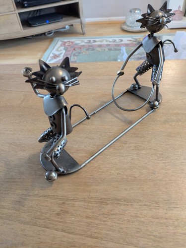 Quirky scrap metal - metal, nuts
