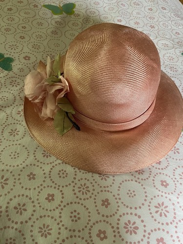 Vintage sisal hat - sisal, hat-pauline