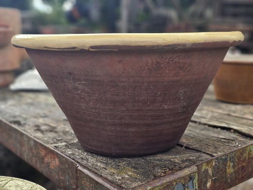 Large victorian pancheon bowl - pancheon,