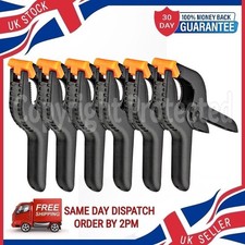 6 SPRING CLAMPS HEAVY DUTY