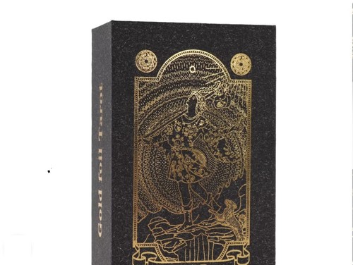 Gold foil tarot - tarot, card