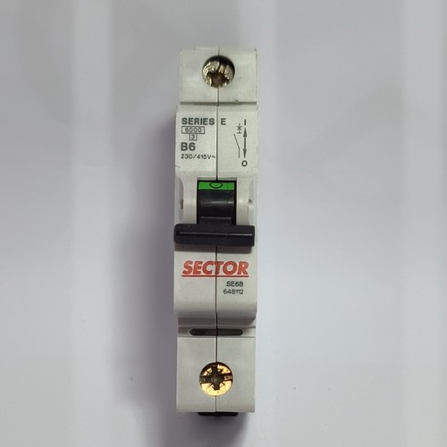 Sector amp curve 6ka mcb - 6,