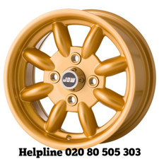 Ford Group 4 13x6 Alloy Wheels x 4 / Gold Minilight Design (New)