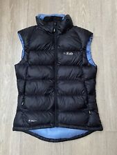 Ladies Rab Neutrino Goose Down Feather Puffer Gilet, UK 8