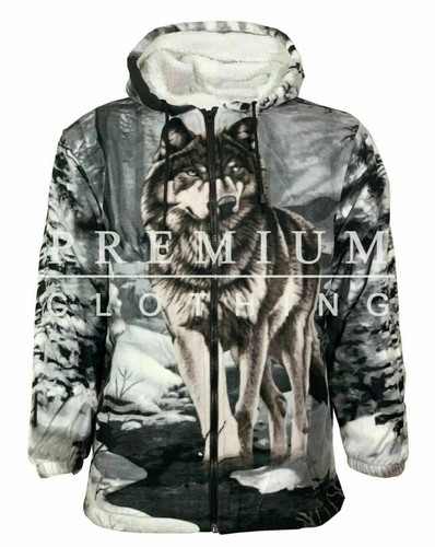 Mens womens hooded fur - mens, sherpa
