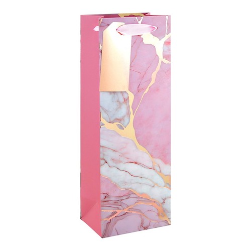 Pink marble bottle - marble, bag