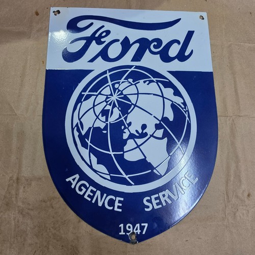 Ford agence porcelain enamel - agence,