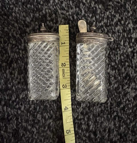 Antique cut glass bottles - antique,