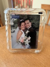 Marquis By Waterford Crystal Sweet Memories Picture Frame 8 X 10 Photo Size. 