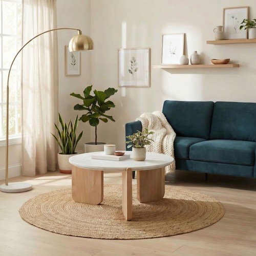 Solia round white oak wood - solia,