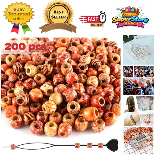 Exotic pattern wooden beads - exotic,