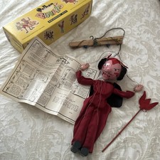 1950's/60's Vintage Pelham Puppet " DEVIL "  good condition with original box.