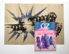 OZ MAGAZINE No.30 with Jimi Hendrix poster.