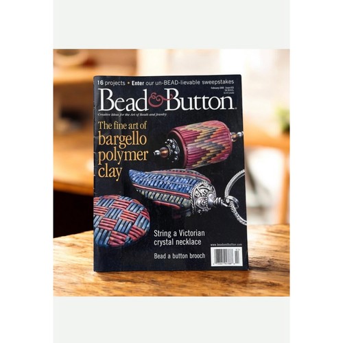 Vintage bead button magazine - bead,