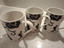 Set Of 3 Black And White