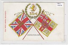 33rd WEST RIDING REGIMENT  'Havercake Lads'  Badge and Flag /Battle Honours