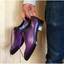 Bespoke Handmade Men Purple
