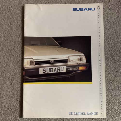 Subaru range 1985 market - range,