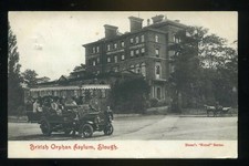 SLOUGH  Berkshire   The British Orphan 'Asylum' with Charabanc type vehicle 