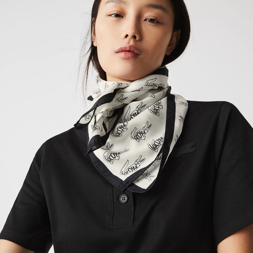 Lacoste print cotton and silk - lacoste,