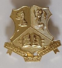 Staybrite Birmingham University OTC Cap Badge Toye Kenning Anodised Aluminium