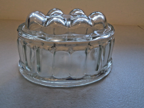 Glass jelly mould - jelly,