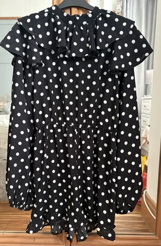 Boohoo black white - black, dot
