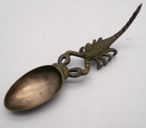Vintage novelty brass scorpian - vintage,