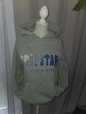 Trapstar It's a Secret Hoodie Small, Blue/Grey/White good condition