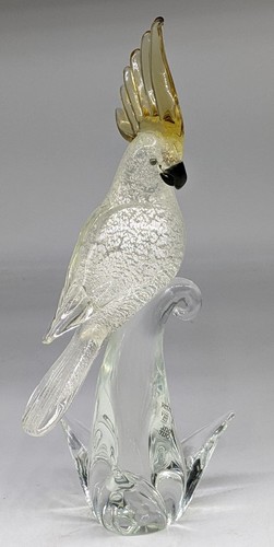 Murano formia glass - , cockatoo