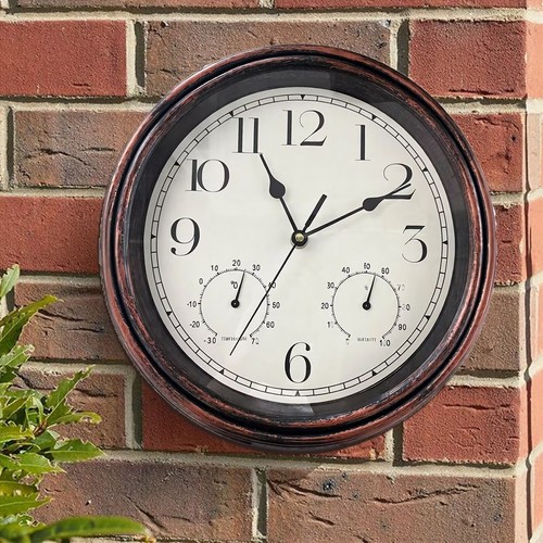 Garden station wall - wall, clock