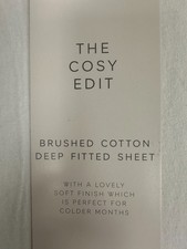 M&S Brushed Cotton Deep Fitted