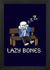 Lazy Bones Framed Wall Art
