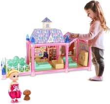 Luminous doll house - doll, dreamhouse