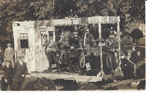 Horse drawn carnival float - horse,