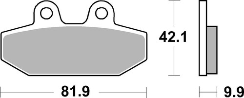 Brake pad set - pad, disc