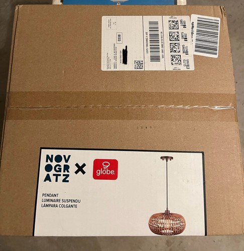 Novogratz globe brown pendant - globe,