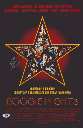 Burt reynolds signed boogie - burt,