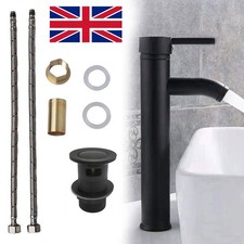 Tall Black Bathroom Sink Tap