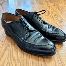Alden 961 Norwegian Split Toe Black Leather Men’s Shoes Size US 10 AA/B