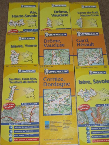 France michelin local maps - maps,