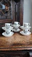 Set Of 6 Crown Staffordshire