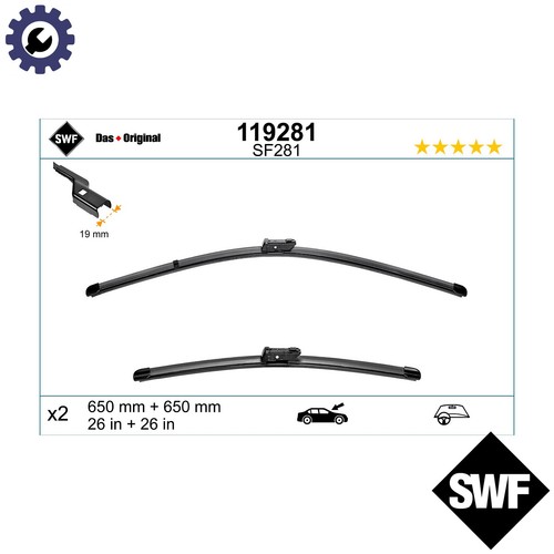 Wiper blade 119281 for - 119281, peugeot