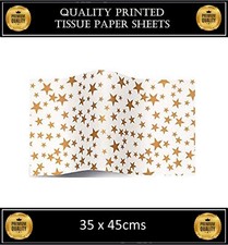 Gold Stars Tissue Paper Sheets