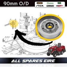 Deck idler pulley for - pulley,