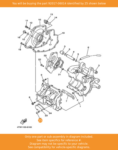 Yamaha bolt button - bolt,,