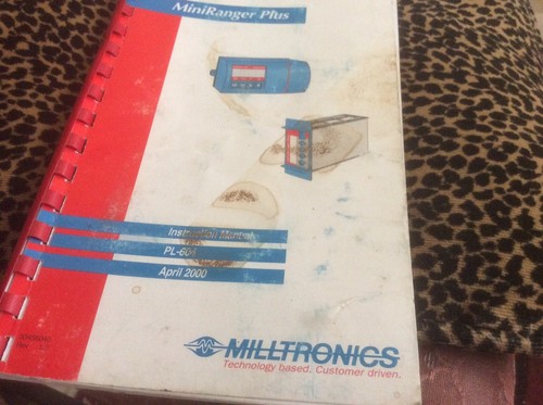 Milltronics 604 instruction - milltronics, pl-604
