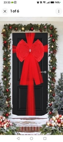 Christmas door bow - christmas,