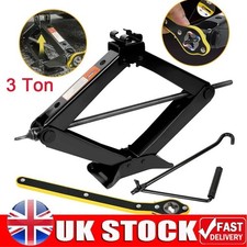 Scissor Jack Set 3 Ton Car Auto Jack Kit with Hand Crank Wrench Lug Wrench UK